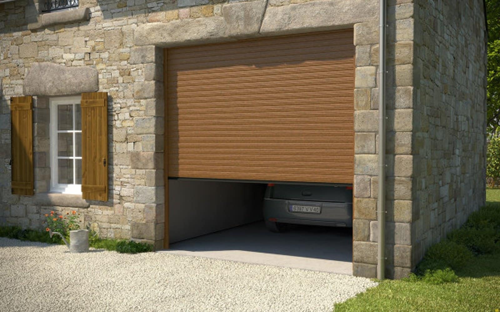 La porte enroulable
