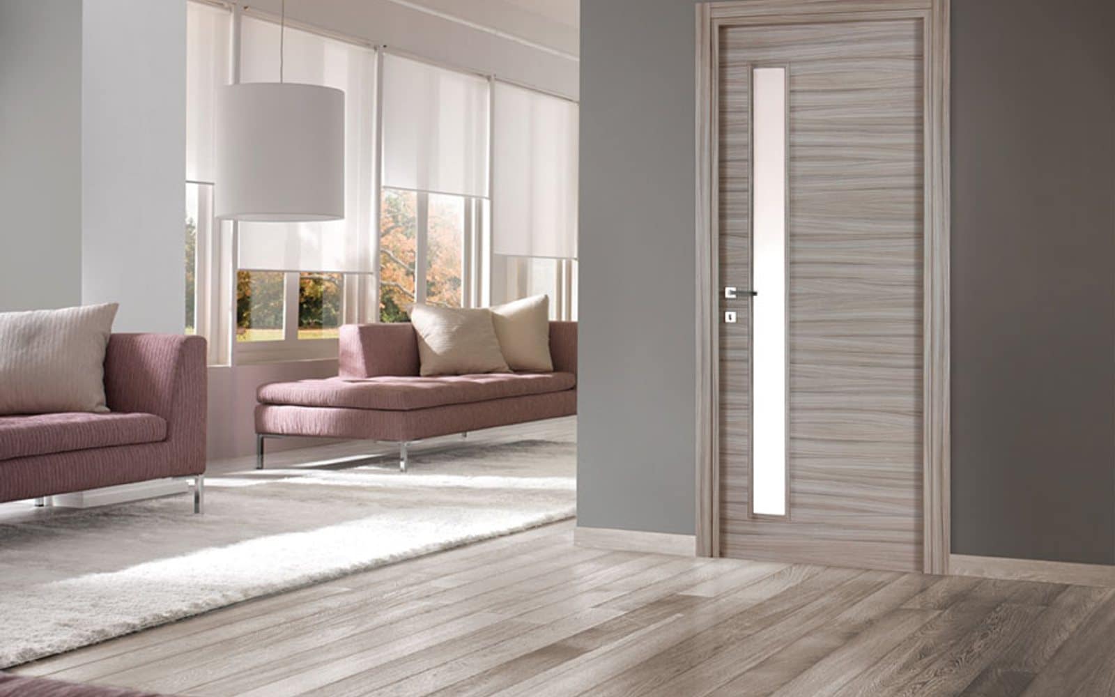 Porte intérieure fermée dans un intérieur
