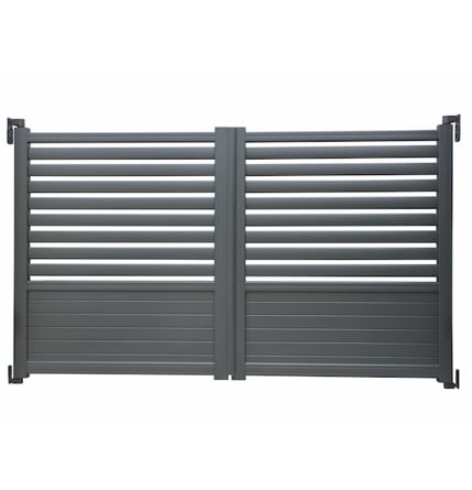 Portail battant alu
