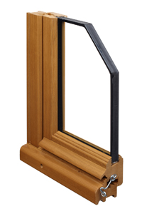 Zoom fenêtre bois Caraktère