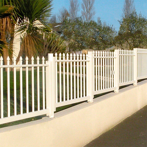 Clôture en alu sur-mesure couleur sable