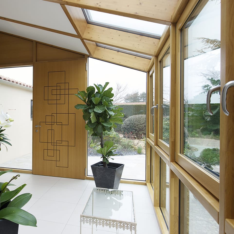 Fenêtre bois-alu sur mesure