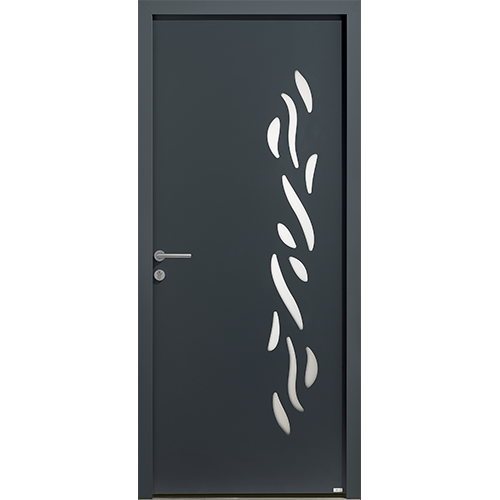 Porte d'entrée Alu modèle Florale