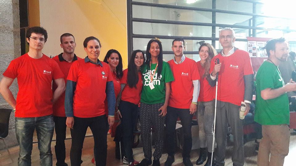 Photo de l'équipe KparK avec jaccede