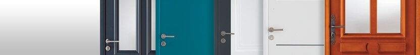 Différents modèles de porte blindée