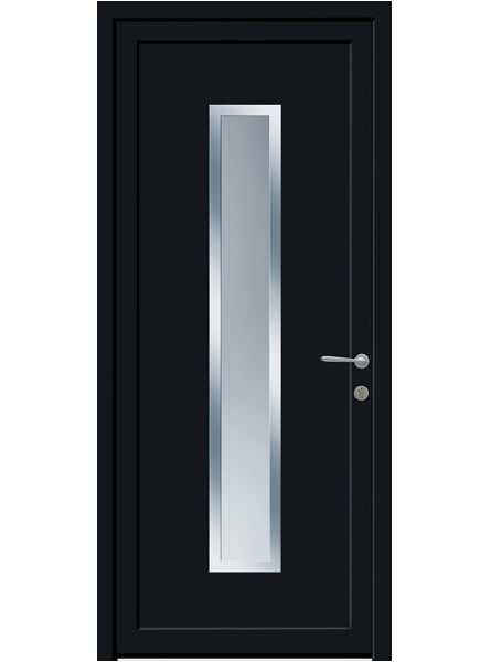 Porte d'entrée alu