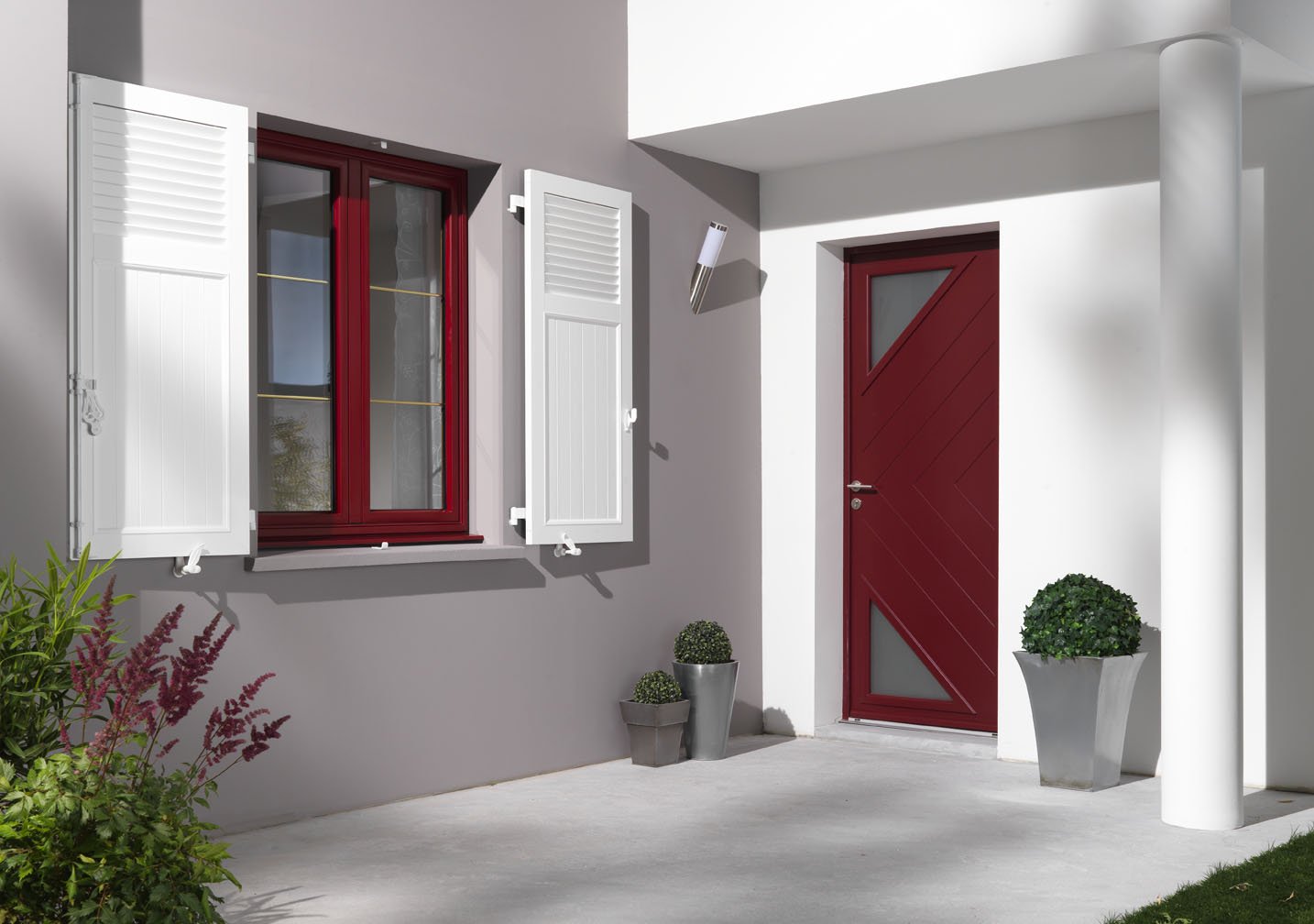 Façade de maison avec la gamme Perfektion bois