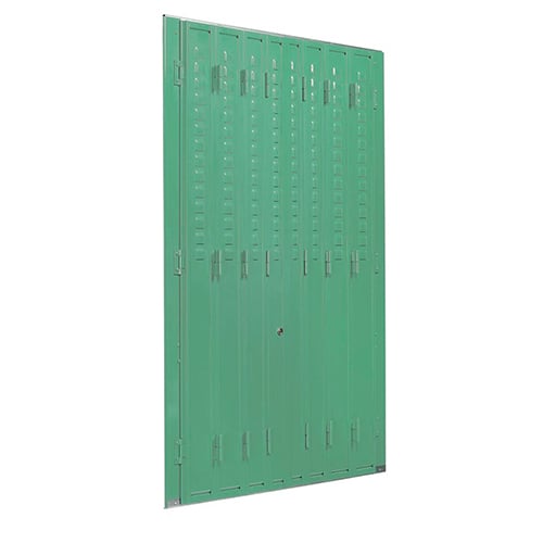 Persienne en fer couleur vert