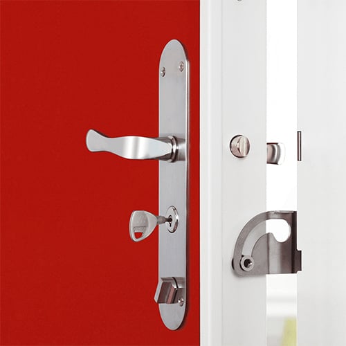 poignée sécurité porte blindée