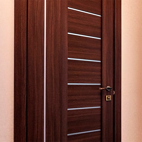 Porte d'entrée bois alu sur mesure