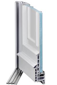 Porte d'entrée PVC
