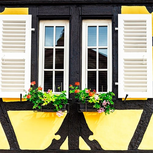 Volet battant pvc blanc sur mesure