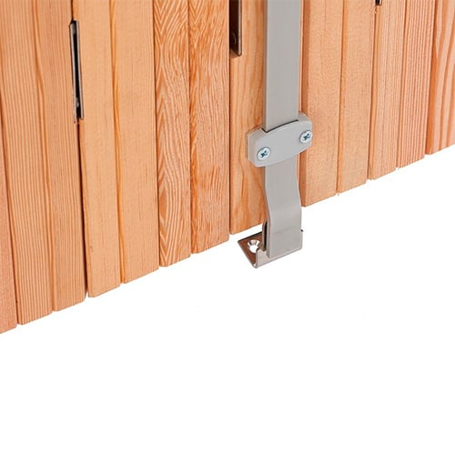 Détails persiennes en bois