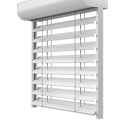 Brise soleil orientable blanc