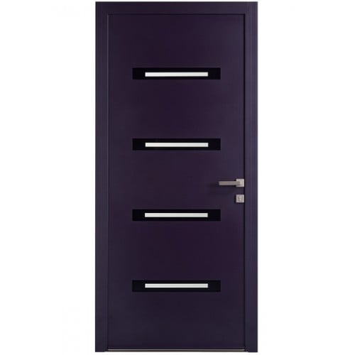 Porte d'entrée bois alu