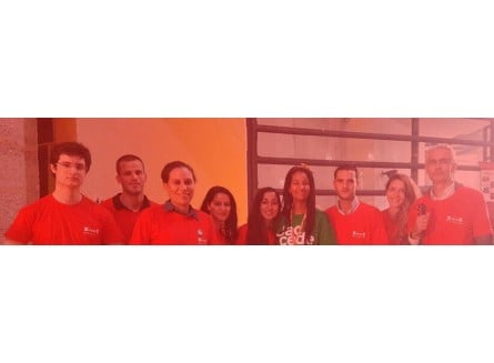 l&#039;équipe K par K avec une représentante de j&#039;accède