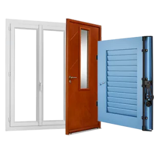 Fenêtre, volets et porte