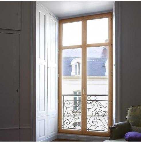 Installation fenêtre bois Kanopée