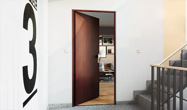 Porte entrée d'appartement