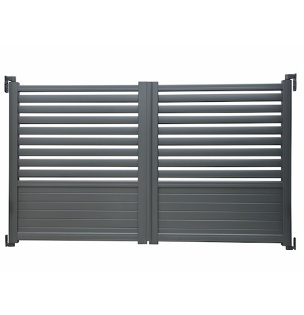 Portail battant alu