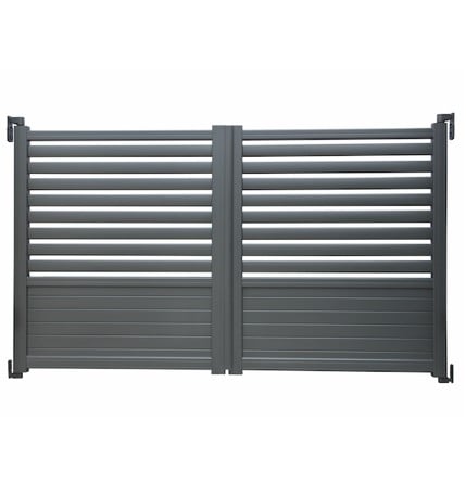 Portail battant alu