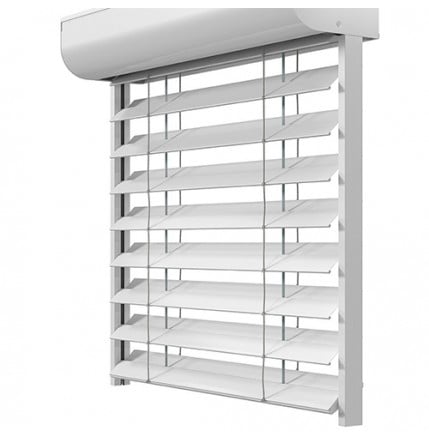 Brise soleil orientable blanc