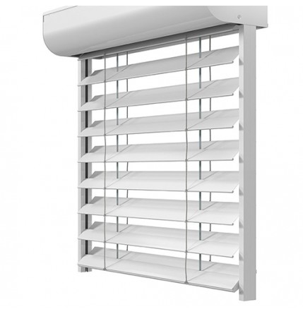 Brise soleil orientable blanc
