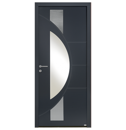 Porte d'entrée Aluminium Allia+ modèle Carmeline 2
