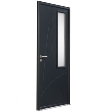 Porte d'entrée bois 