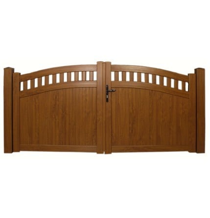 Portail battant PVC